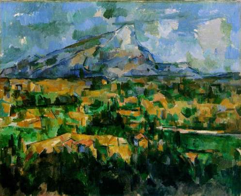 Mont Sainte-Victoire, 19__, oil on canvas
