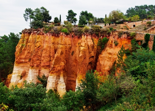 Ochre Cliff in Roussillon