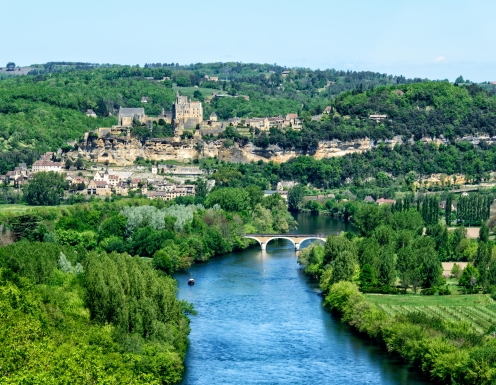 Vue de la Dordogne depuis le Château de Castelnaud