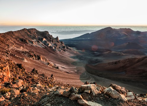 The Crater after Sunrise