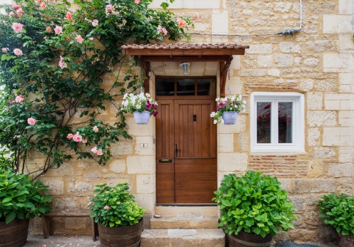 Façade de maison à Saint-Cyprien